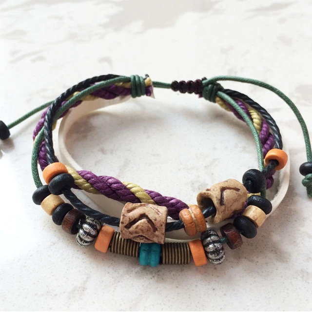 hemp bracelets with beads
