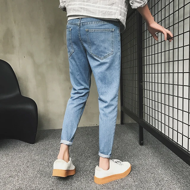 ankle straight jeans