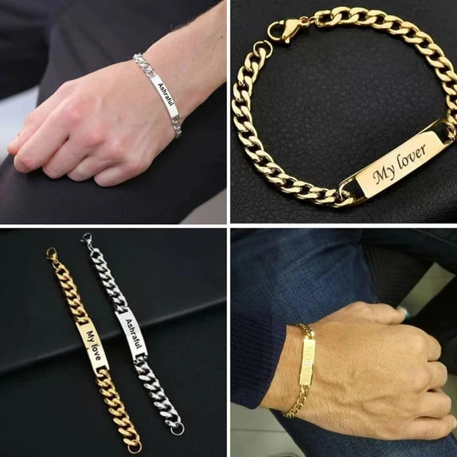 engraved bracelets