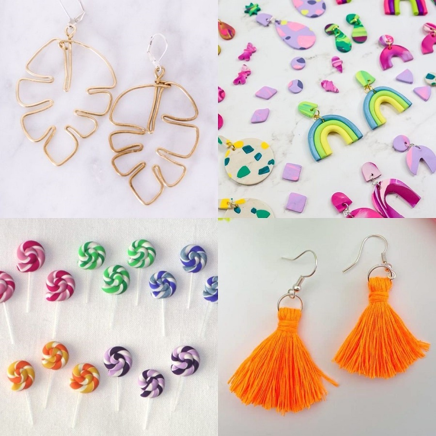 how to make earrings at home