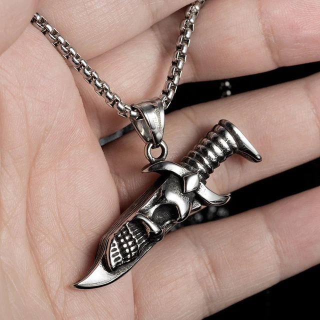 knife necklace