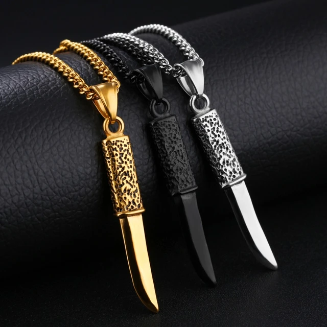 knife necklace