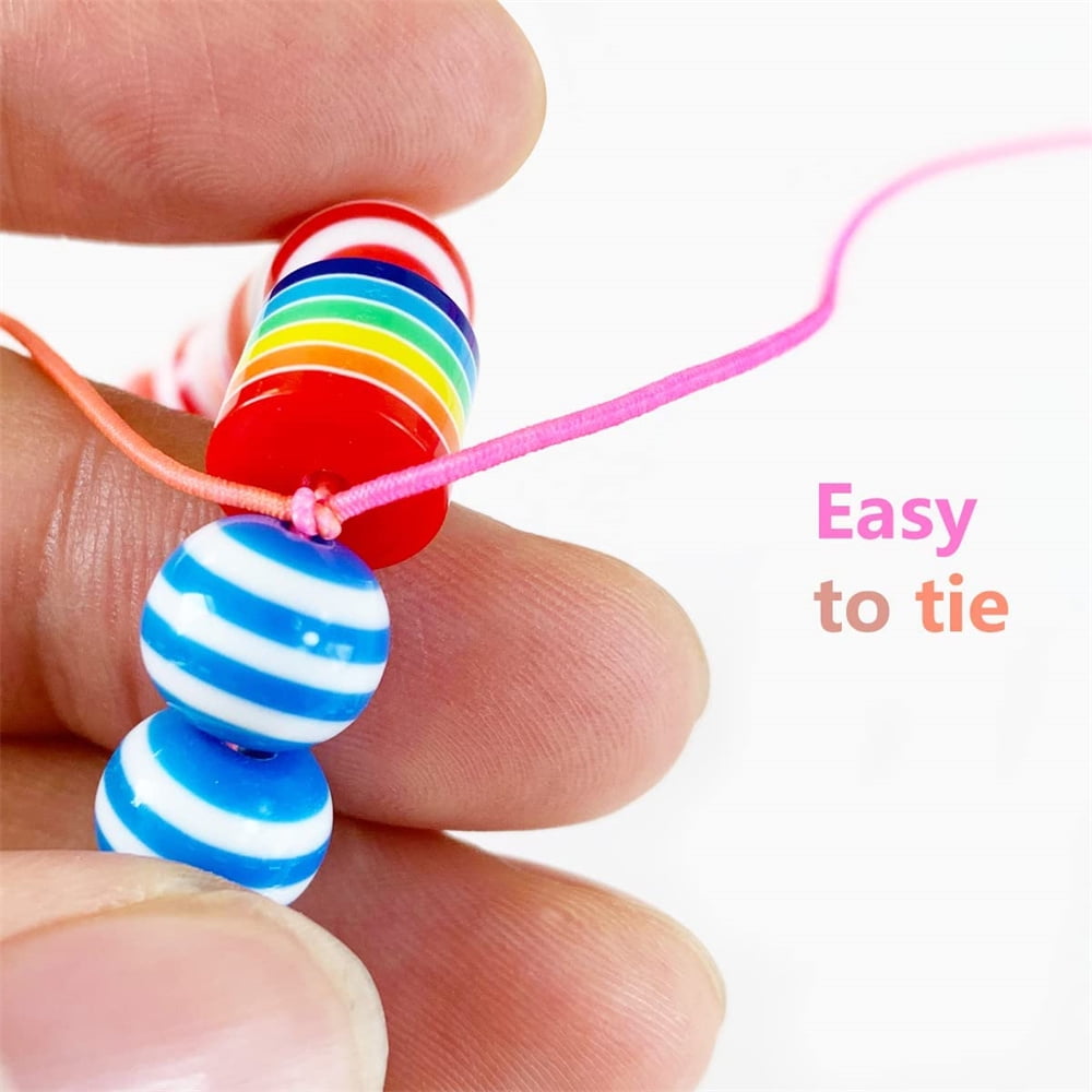 how to tie stretchy bracelet string