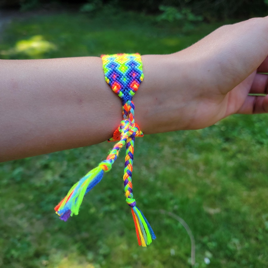 how to finish a friendship bracelet