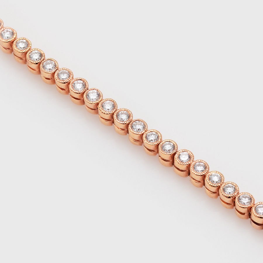 Rose Gold Tennis Bracelet