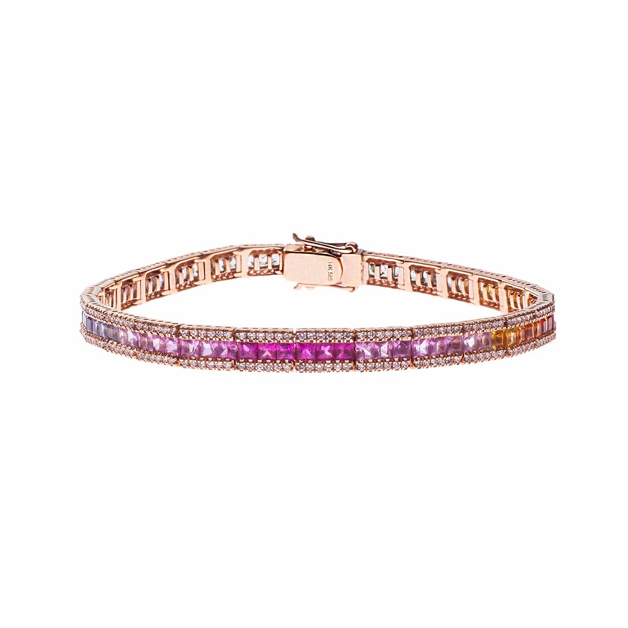 Rose Gold Tennis Bracelet