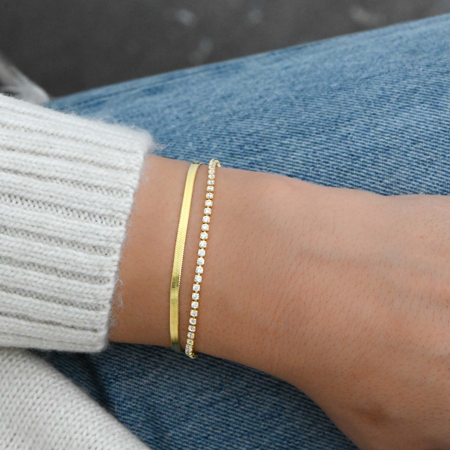 herringbone bracelet