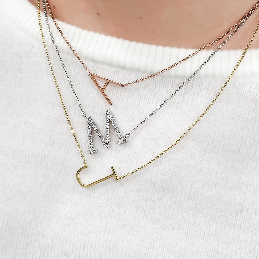 Initial Necklaces